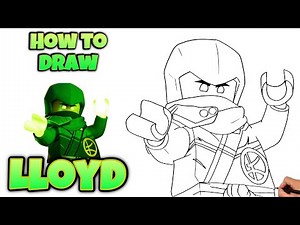 How To Draw LLOYD | LEGO Ninjago: Dragons Rising #drawing #legoninjago #ninjagodragonsrising
