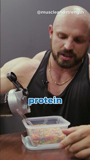 Post-Workout Protein Cereal #bodybuilding #musclebuliding #bodybuilder #protein #diet