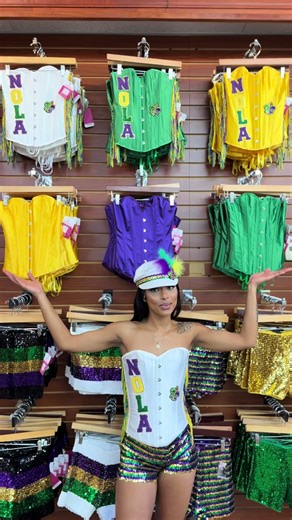 MG Patch Corset Available Now for Mardi Gras 2026