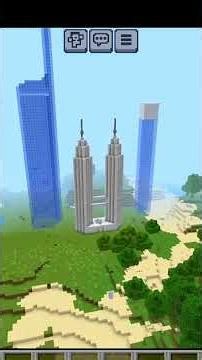 using an elytra to fly around buildings that I create in Minecraft song test drive from httyd