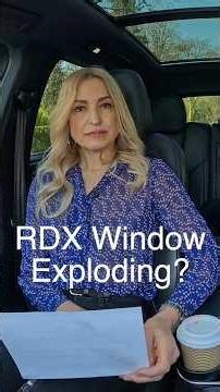 Exploding RDX Rear Window! #shorts #shortvideo #viralshort