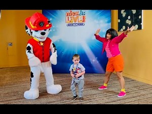 Nick Jr. Live ! VIP Party Exclusive. Dance with Dora and Marshal. Move to the music show.