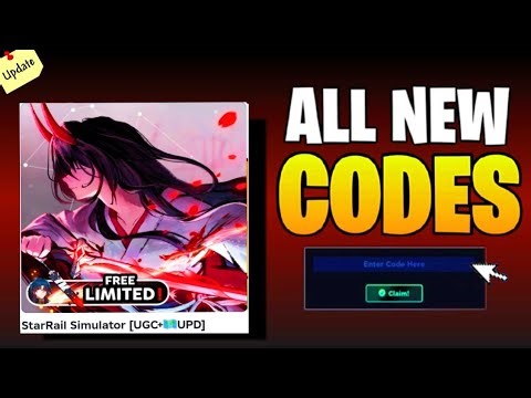 *SECRET UPDATE!*|StarRail Simulator CODES 2025 |ROBLOX StarRail Simulator CODES