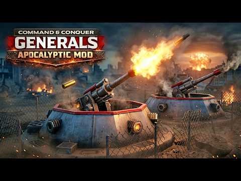 Generals Zero Hour : Apocalyptic Mod (120 FPS🚀) 7v1 Carnage & Heavy Cannon Obliteration