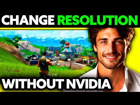 How To Change Fortnite Resolution Without NVIDIA (2025) - Step by Step