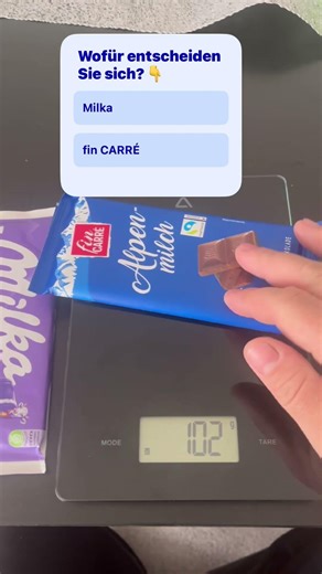 Fin CARRÉ vs Milka
