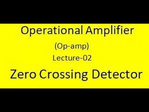 Zero Crossing Voltage Detector || Operational Amplifier || খুব সহজে Zero Crossing বের করুন ||