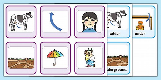 'u' Initial Sound Cards