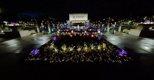 Mesa Temple Christmas Lights shine bright for over 40 years