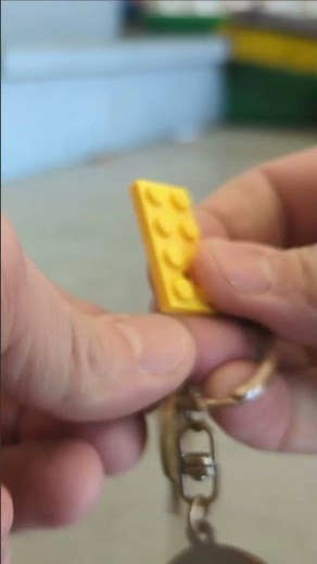 DIY LEGO Key Holder: Snap-On Key Rings! (Easy Wall Mount)