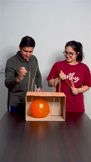 Can I Pop the Balloon Inside the Box? 🎈📦 Challenge