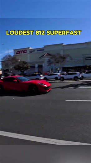 POV: LOUDEST Ferrari 812 Screaming on Public Roads #shorts #cars #ferrari