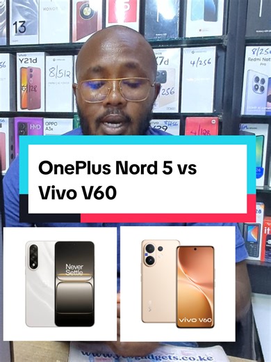 OnePlus Nord 5 vs Vivo V60: Comparison and Pricing in Kenya