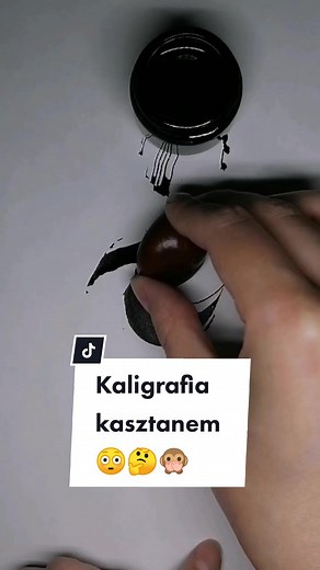 Kasztany w Kaligrafii: Eksperyment Z Atramentem