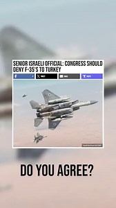 A senior Israeli official told Breitbart News on Wednesday that it was necessary for Congress to block sales of the F-35 Lightning to Turkey to prevent aggression toward Israel. | Breitbart