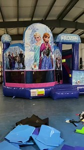 Inflatable Frozen 5 In 1 Combo https://www.east-inflatables.com/e102031-inflatable-frozen-5-in-1-combo.html | East Inflatables Manufacturer