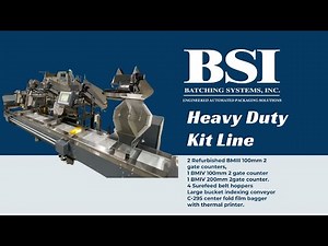 Bolts, Nuts, and Washers | Heavy Duty Metal Fasteners Packaging with Batching Systems, Inc equipment