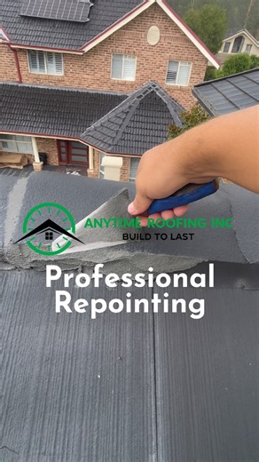 Anytime Roofinc Inc | A tile roof is only as secure as its ridge caps. In this video, watch our specialist apply flexible roof pointing—a modern solution... | Instagram