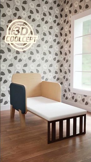 Baby Chair Transforms into Baby Bed | Smart Convertible Furniture Design