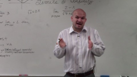 Evaluate a limit at infinity with a radical in denominator