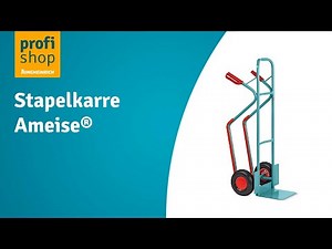 Stapelkarre Ameise®, Stahl mit Gleitkufen