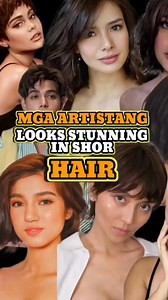 Mga Artistang look stunning in short hair! #highlightseveryone #fypreelsシ゚viralシ #viralreelsシ #reelsfypシ #trendingreelsvideo | Popular Entertainment