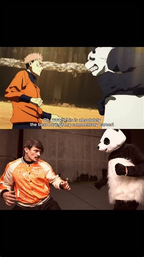 Vladislav Litvinenko | Itadori Vs Panda IRL🔥🔥🔥 Jujutsu Kaisen Season 3 Camera work and Light @nikita_teterev Panda @erik3run #jujutsukaisen #itadori #panda... | Instagram