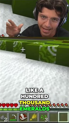 Streamer Bets BIG on Minecraft Chicken vs. Iron Golem! #shorts