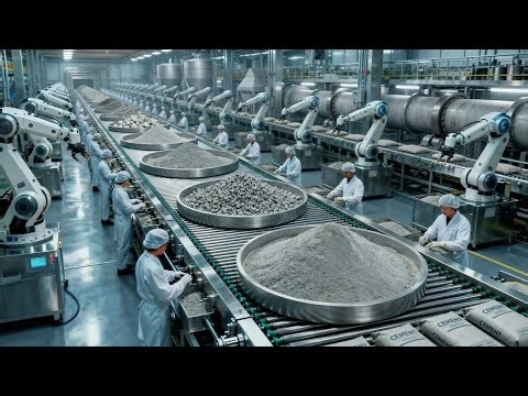"How Cement is Made: The FULL Factory Process (From Quarry to Concrete)"