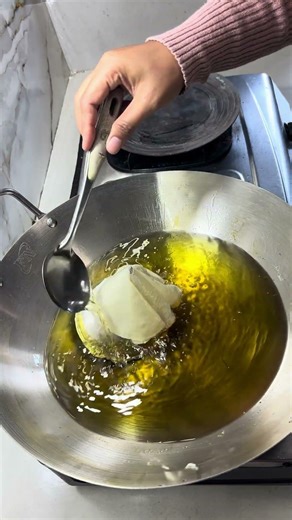 Making cone spring roll skin #FK