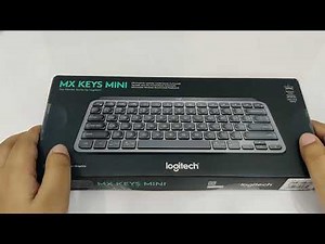 Logitech MX Keys Mini Wireless Keyboard Unboxing