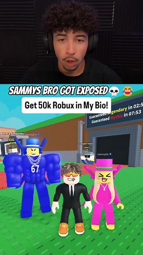 2.6K reactions · 20 shares | SAMMYS BRO GOT EXPOSED...  #roblox #stealabrainrot #robloxedit #robloxmemes #fbreels #usa | Alio-Rbx | Facebook