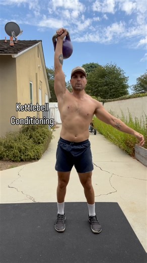 A few benefits from some good old kettlebell conditioning... 1. You don't need a lot of equipment. A single bell is great if you don't have access to something like a rower or air bike. 2. You don't have a ton of time. When I've got a full day of work, teaching a workshop and kid stuff it's not always convenient to go somewhere else. 3. There's limitless variety. If you're really focused on improving then do the same workout and try to speed up your time or get more reps in. If it's just some ge