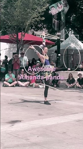 Awesome Amanda panda show😍