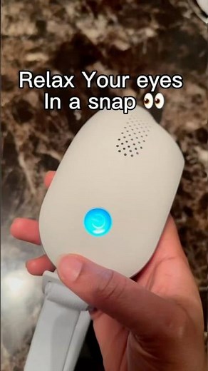 Premium Eye Massager with Heat & Cooling Gel Mask Heated Eye Massager #ad