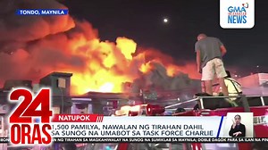 51K views · 686 reactions | Natupok sa sunog na umabot sa mataas na alarmang Task Force Charlie ang nasa P10 milyong halaga ng mga ari-arian sa Tondo sa Maynila. Libu-libong residente ang nawalan ng tirahan kabilang ang lalaking tumalon mula sa bintana para makaligtas. | 24 Oras | Facebook