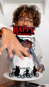 Stranger Things Cake #cakesofinstagram #cake #cakedecorating #strangerthingscake | Everything Just Baked