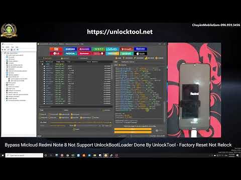 Xiaomi Redmi Note 8 (Bootloader: Locker) Bypass MiCloud Done - Factory Reset Not Relock - UnlockTool