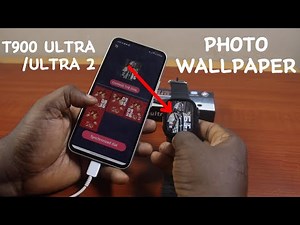 How to Set Photo Wallpaper in T900 Ultra / Ultra 2 Smart Watch