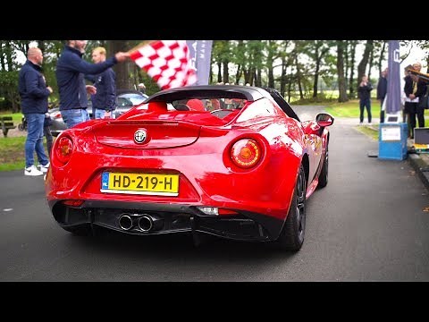 2015 Alfa Romeo 4C with Akrapovic Exhaust - EXHAUST SOUND!