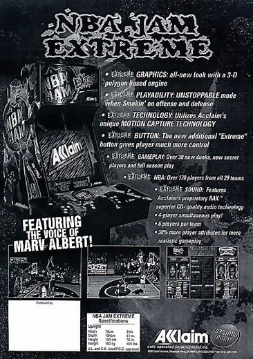 NBA Jam Extreme (ver. 1.10I) ROM Free Download for Mame - ConsoleRoms