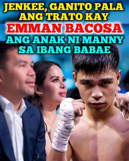 358K views · 12K reactions | Jinkee, ganito pala itrato ang anak ni Manny Pacquiao sa ibang babae na si Emman Bacosa Pacquiao, na ikinagulat ng marami #JinkeePacquiao #Pacquiao | Connect PH Daily News | Facebook