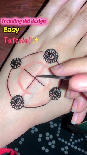 Easy Henna Tutorial for Eid Mehndi Designs