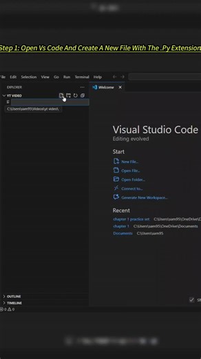 .“Started my Python journey today 💻✨ Day 1 → Hello World! Who else is learning coding? 🚀 #LearnCodingWithMe” . . . . . . . . . . #python #coding #learncoding #programming #devjourney #helloworld #techshorts #coderslife | Learnwithsamm