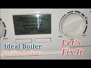 Ideal Logic central heating ignition lockout boiler isn't firing 🔥 up gassafe boiler repair
