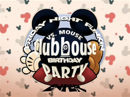 米老鼠原版迪士尼画风？FNF优质模组Vs. Mouse: Clubhouse Birthday Party米老鼠全流程演示
