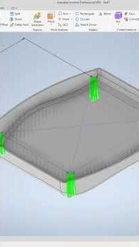 Inventor stiffening Boss feature