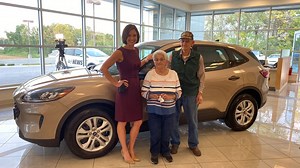 St. Jude Dream Home Giveaway winner picks up the keys to a new Ford Escape