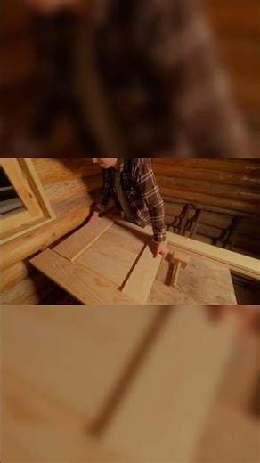 Doors For My Log Cabin #cabinbuild #wood #woodworking