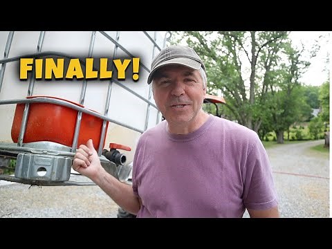 Connect A Garden Hose To Your IBC Tote For Easy Gardening! Video 145